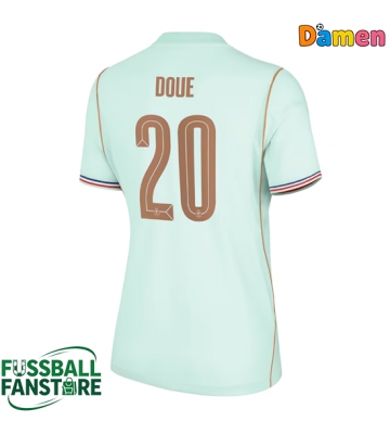 Frankreich Desire Doue #20 Replik Auswärtstrikot Damen WM 2026 Kurzarm